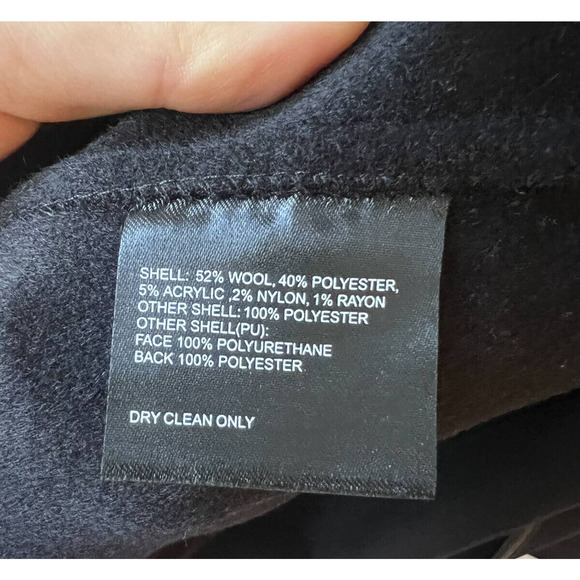 Tahari Wool-Blend Trench Coat Women's - Picture 8 of 11